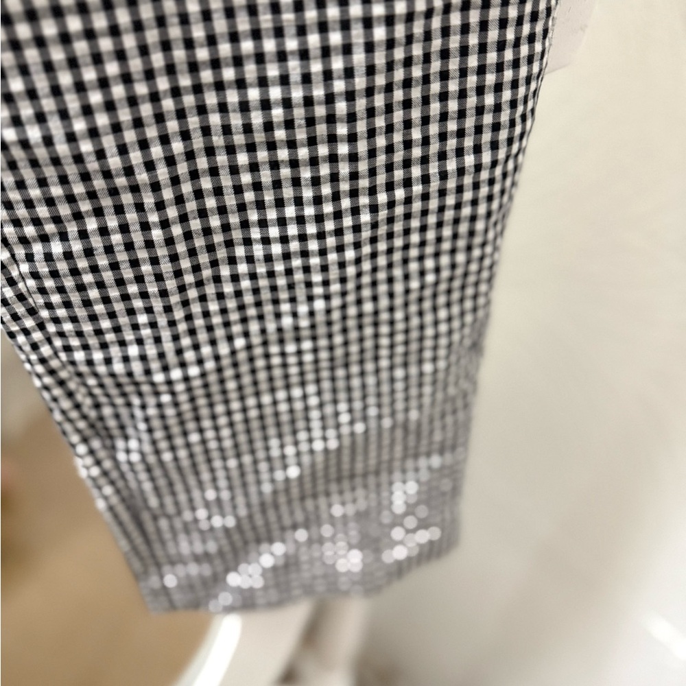 Sincerely Jules Black and White Checkered Capris - Picture 5 of 9